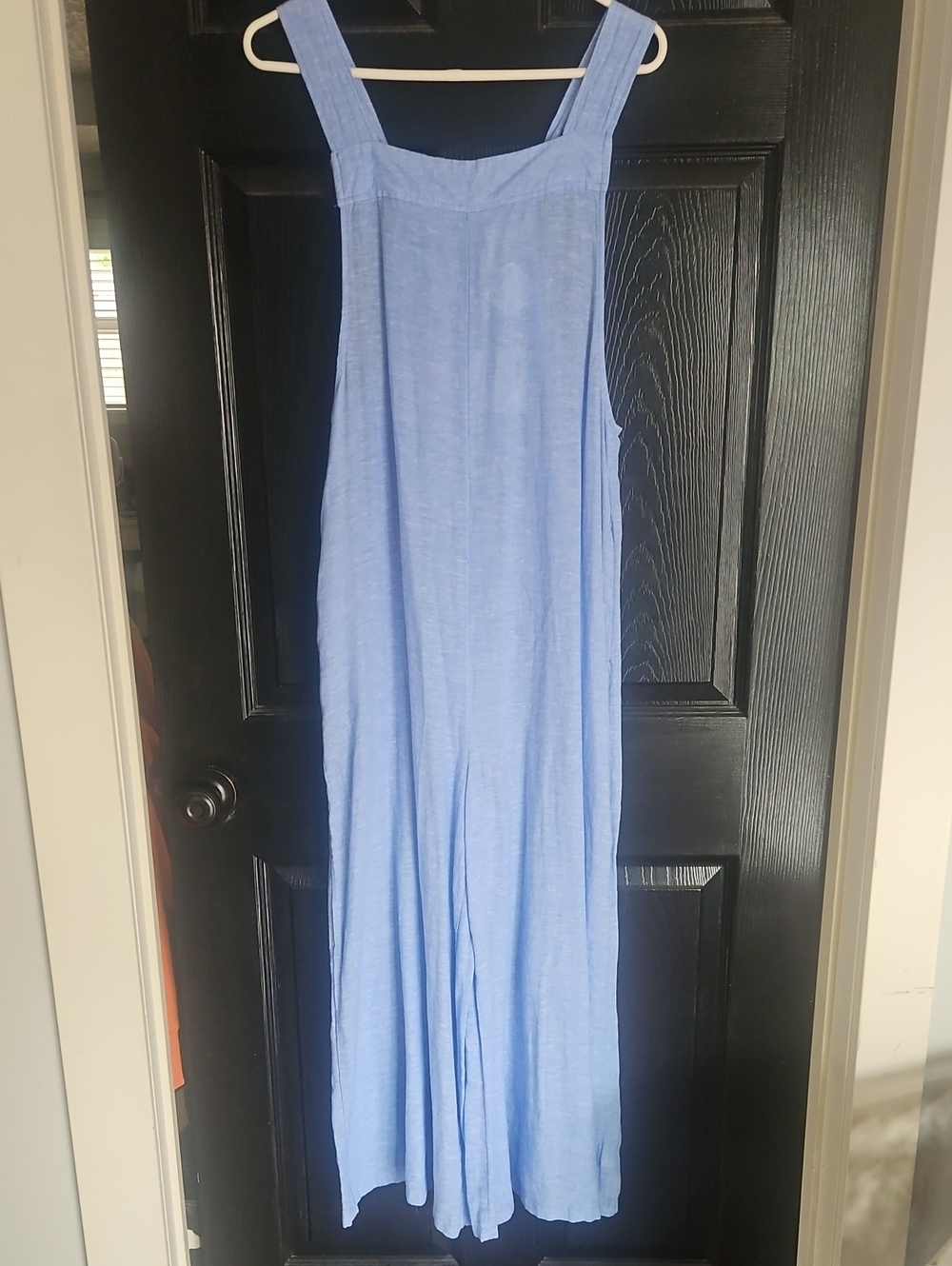 Light Blue Wide-Leg Jumpsuit
